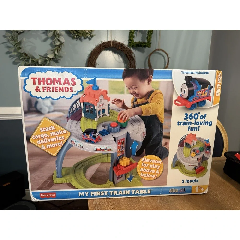Fisher-Price Thomas & Friends My First Train Table Playset, Thomas Included 1+